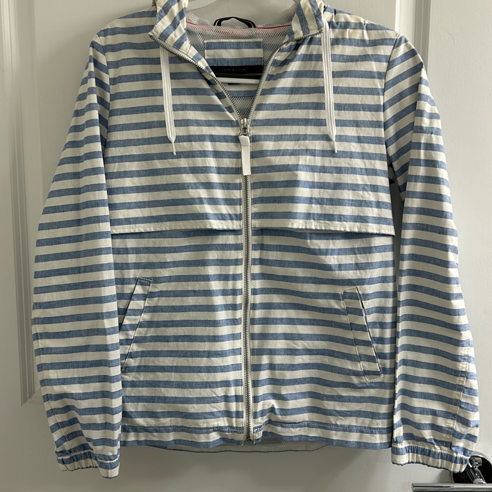 Tommy Hilfiger Striped Windbreaker